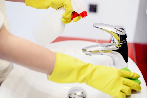 Hot water extraction equipment used for carpet cleaning in Uxbridge