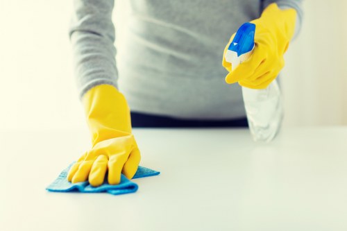 Upholstery cleaning equipment used in a Uxbridge property