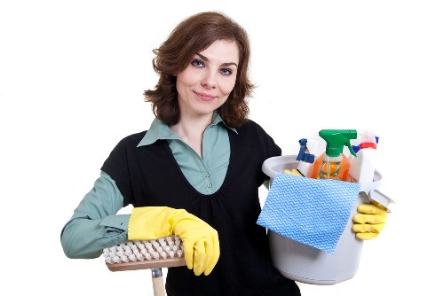 Local cleaning team preparing a new home in Uxbridge